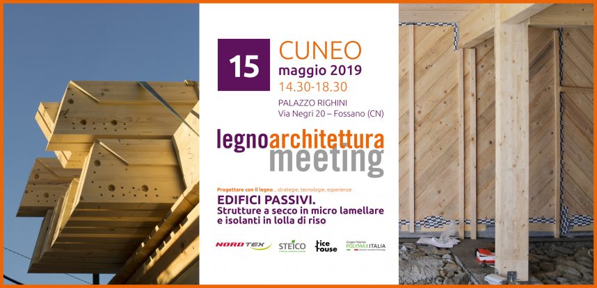 RiceHouse ospite di Legnoarchitettura al meeting “Edifici passivi. Strutture a secco in micro lamellare e isolanti in lolla di riso”