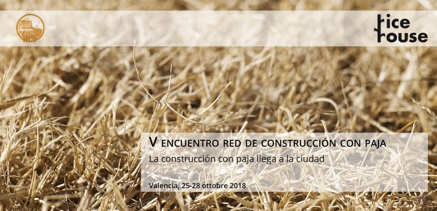 V encuentro red de construcción con paja